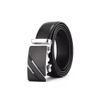 Heren riem met schuine strepen design